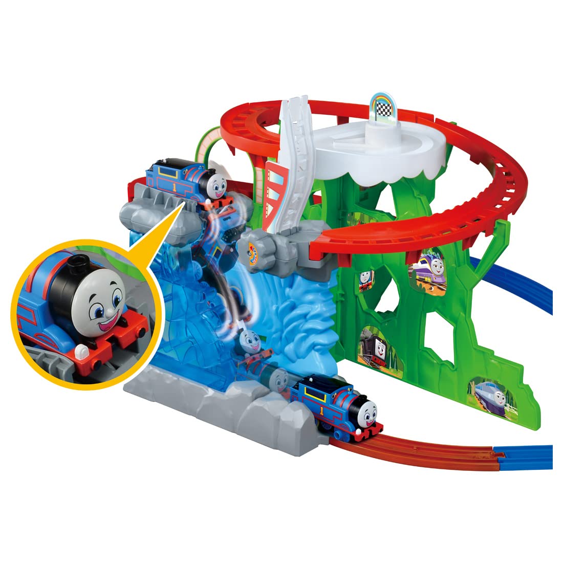 Takara Tomy Plarail Thomas Gogo Thomas Waterfall Adventure 3+ Toy Safety St Mark- Japan Figure Store - #1 Bring To You The Best Japanese Goods