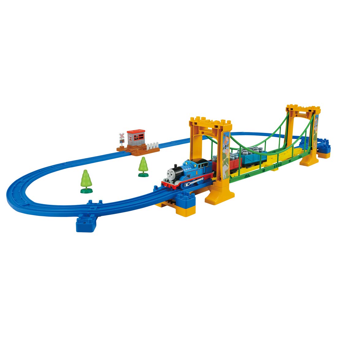 TAKARA TOMY Pla-Rail Thomas The Tank Engine Wobbling Suspension Bridge Set- Japan Figure Store - #1 Bring To You The Best Japanese Goods