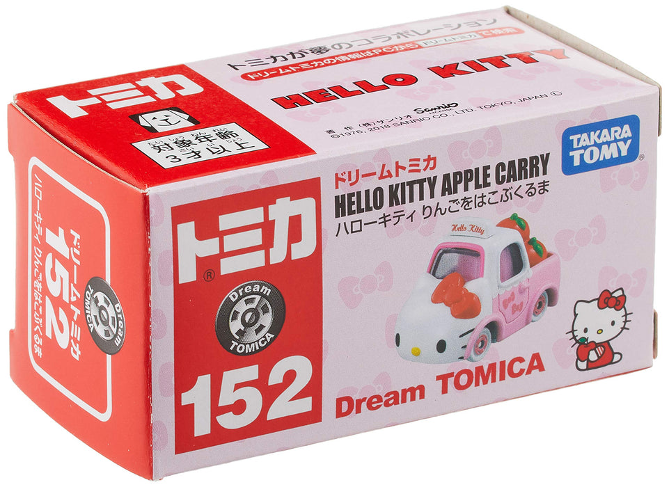 Takara Tomy Dream Tomica 152 Hello Kitty Apple Car Japanese Hello Kitty Car Toys- Japan Figure Store - #1 Bring To You The Best Japanese Goods