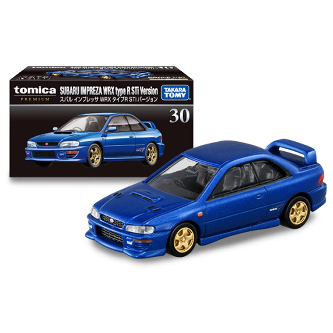 TAKARA TOMY Tomica Premium Subaru Impreza Wrx Type R Sti Version- Japan Figure Store - #1 Bring To You The Best Japanese Goods