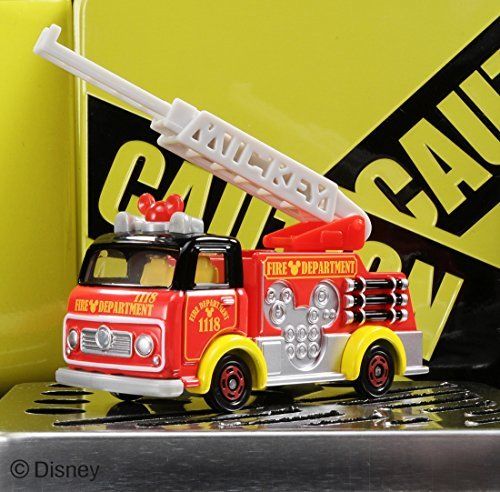 Takara Tomy Tomica Disney Motors Dm-17 Caspals Firetruck Mickey Mouse F/s- Japan Figure Store - #1 Bring To You The Best Japanese Goods