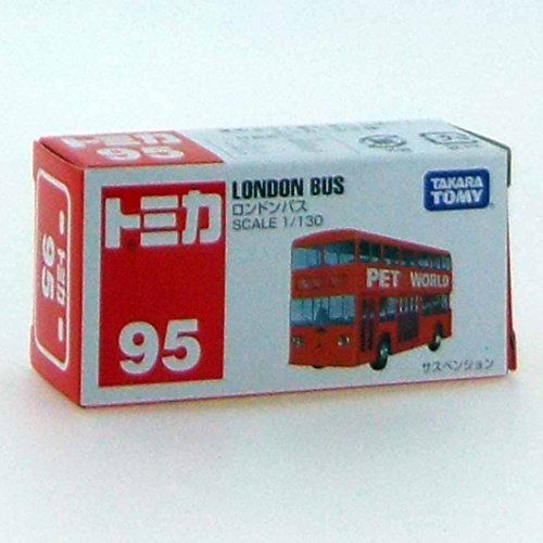 Takara Tomy Tomica No.95 1/130 Scale London Bus Box F/s- Japan Figure Store - #1 Bring To You The Best Japanese Goods