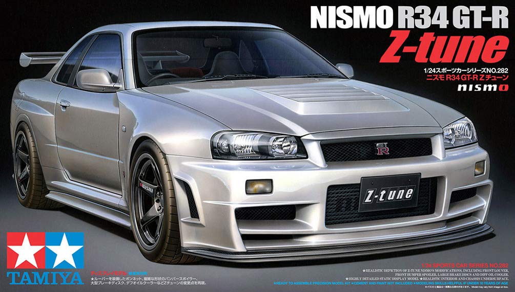 Tamiya 24282 1/24 Nismo R34 GT-R Z Tune Plastic Model- Japan Figure Store - #1 Bring To You The Best Japanese Goods