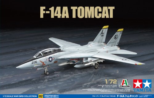 TAMIYA 60782 F-14A Tomcat 1/72 Kit- Japan Figure Store - #1 Bring To You The Best Japanese Goods