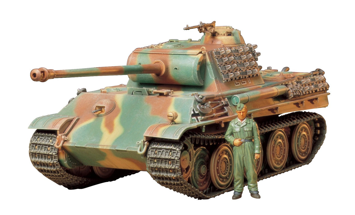 TAMIYA 35174 German Panther Type G Steel Wheel Version 1/35 Scale Kit- Japan Figure Store - #1 Bring To You The Best Japanese Goods