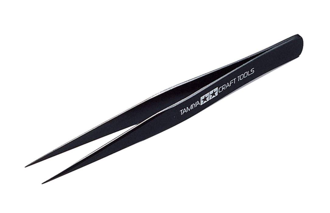 Tamiya Craft Tool Series No.04 Straight Tweezers Plastic Model Tool 74004- Japan Figure Store - #1 Bring To You The Best Japanese Goods