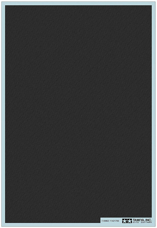 TAMIYA 12682 Carbon Pattern Decal Set Twill Weave/Extra Fine- Japan Figure Store - #1 Bring To You The Best Japanese Goods