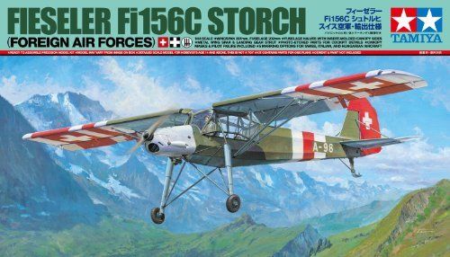 Tamiya Fieseler Fi156c Storch Foreign Air Forces Model Kit- Japan Figure Store - #1 Bring To You The Best Japanese Goods