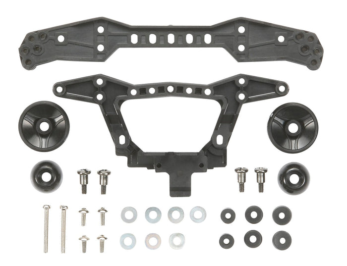 TAMIYA 15412 Mini 4Wd Reinforced Rear Double Roller Stay 3 Attachment Points- Japan Figure Store - #1 Bring To You The Best Japanese Goods