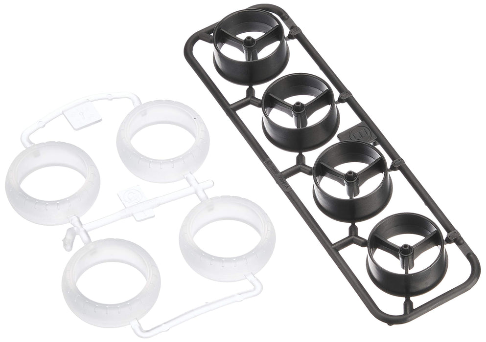 TAMIYA 95420 Mini 4Wd Narrow Large Dia. Wheel & Soft Arched Tires For Super X/Xx Chassis- Japan Figure Store - #1 Bring To You The Best Japanese Goods