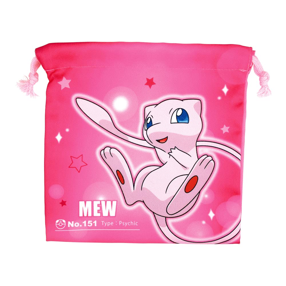 TS Factory Pokemon Flat Purse Starlight Mew H20 X W20Cm Pm-5530208Mw- Japan Figure Store - #1 Bring To You The Best Japanese Goods
