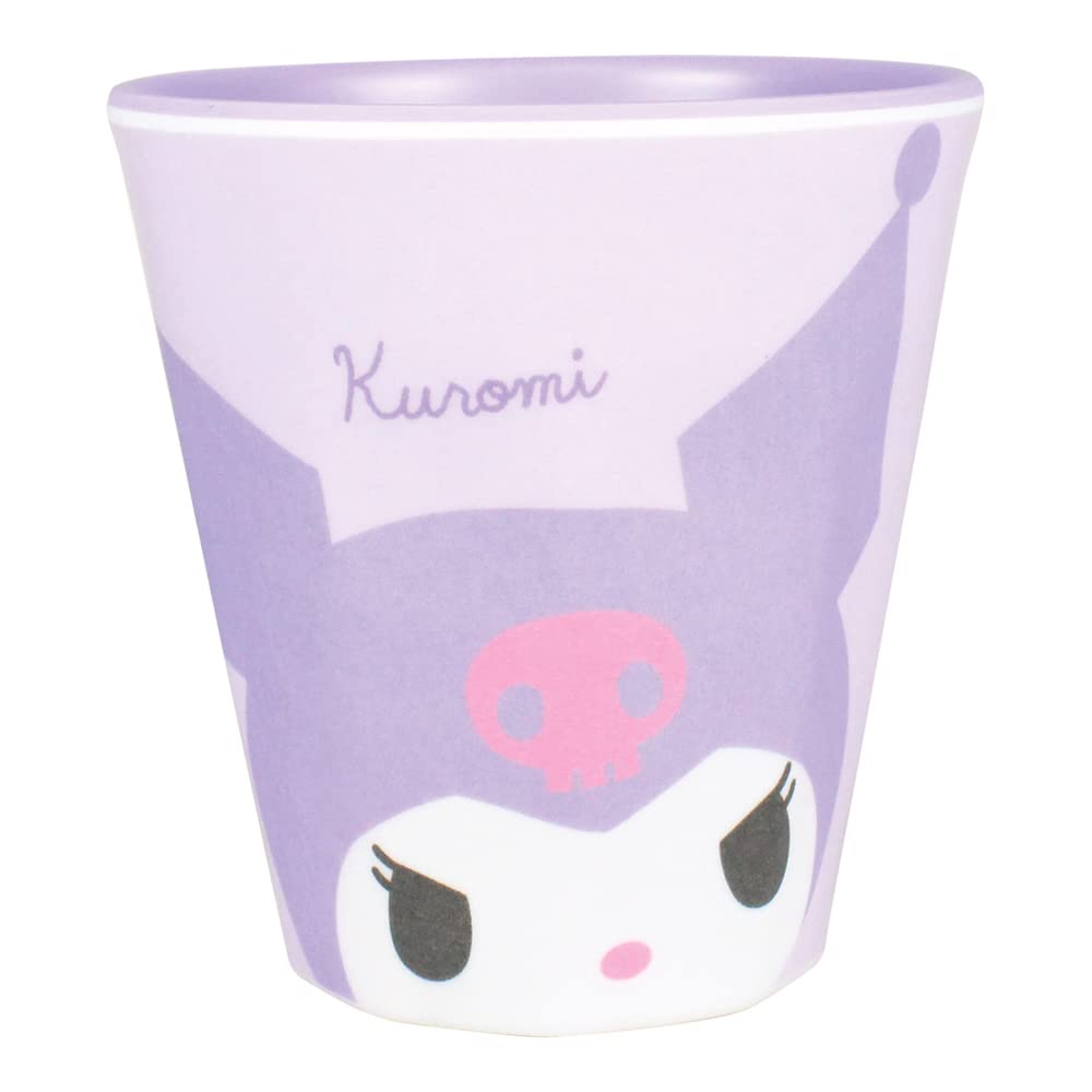 T'S Factory Sanrio Matte Melamine Cup Kuromi Japan H9.1Xφ8.8Cm Sr-5525544Ku- Japan Figure Store - #1 Bring To You The Best Japanese Goods
