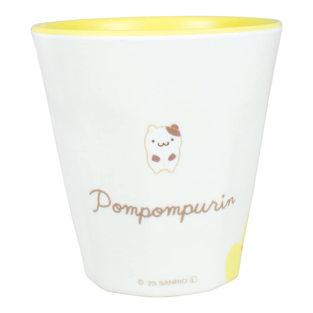 T'S Factory Sanrio Matte Melamine Cup Pompompurin H9.1 X Φ8.8Cm Japan Sr-5525547Pu- Japan Figure Store - #1 Bring To You The Best Japanese Goods