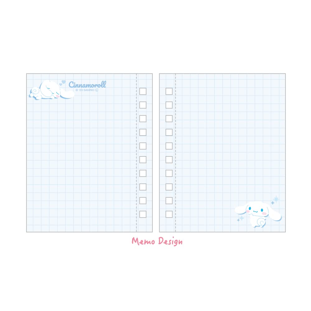 T&S Factory Sanrio Photo Pocket Ring Memo Heart Ribbon Cinnamoroll Japan H10.3Xw8.2Xd1.5Cm Sr-5543284Cr- Japan Figure Store - #1 Bring To You The Best Japanese Goods