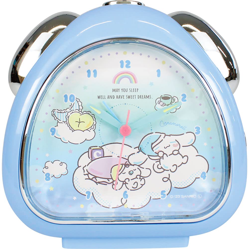 T&S Factory Japan Sanrio Rice Ball Clock Good Night Cinnamoroll H13.5Xw13.7Xd6Cm Sr-5520429Cr- Japan Figure Store - #1 Bring To You The Best Japanese Goods
