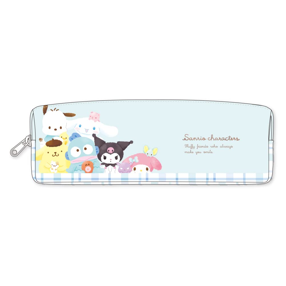 T'S Factory Sanrio W Zipper Slim Pen Pouch Sanrio Characters- Japan Figure Store - #1 Bring To You The Best Japanese Goods