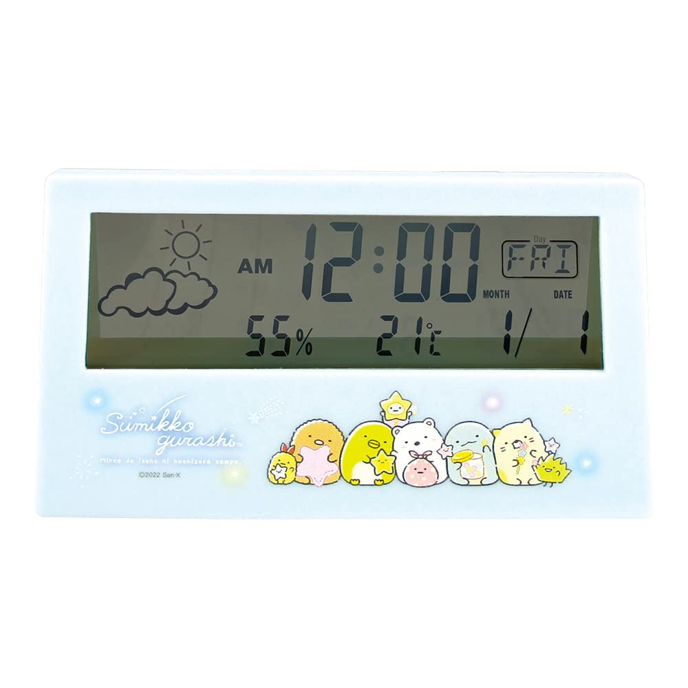 T'S Factory Multi-Function Digital Clock Sumikko Gurashi Starry Sky- Japan Figure Store - #1 Bring To You The Best Japanese Goods