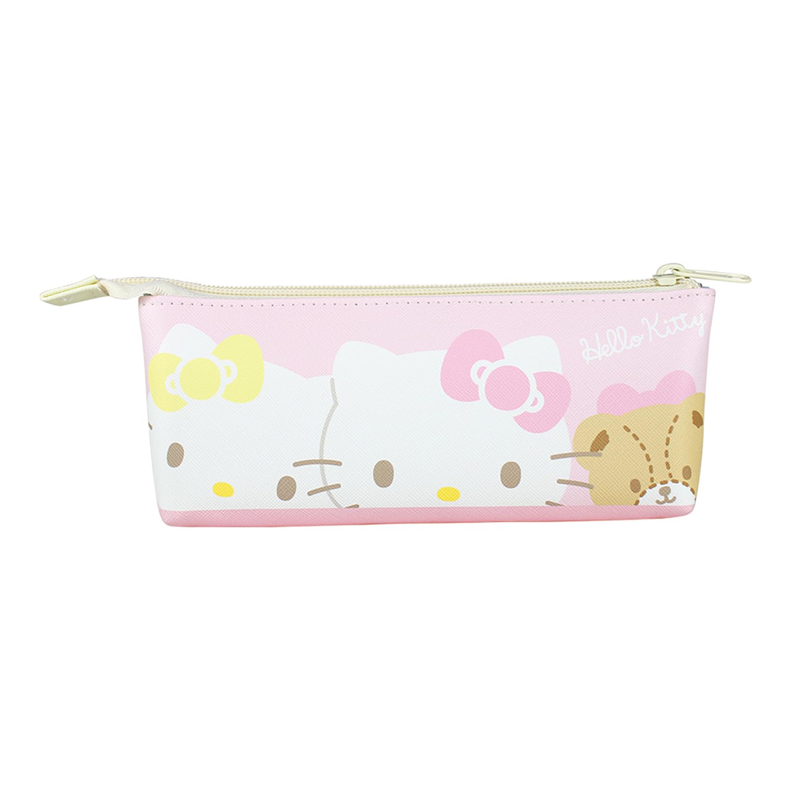 T&S Factory Sanrio Characters Double Sided Pouch W/ Sorted Pocket - Pastel Blue & Pink - Japan Sr-5544076Bp- Japan Figure Store - #1 Bring To You The Best Japanese Goods