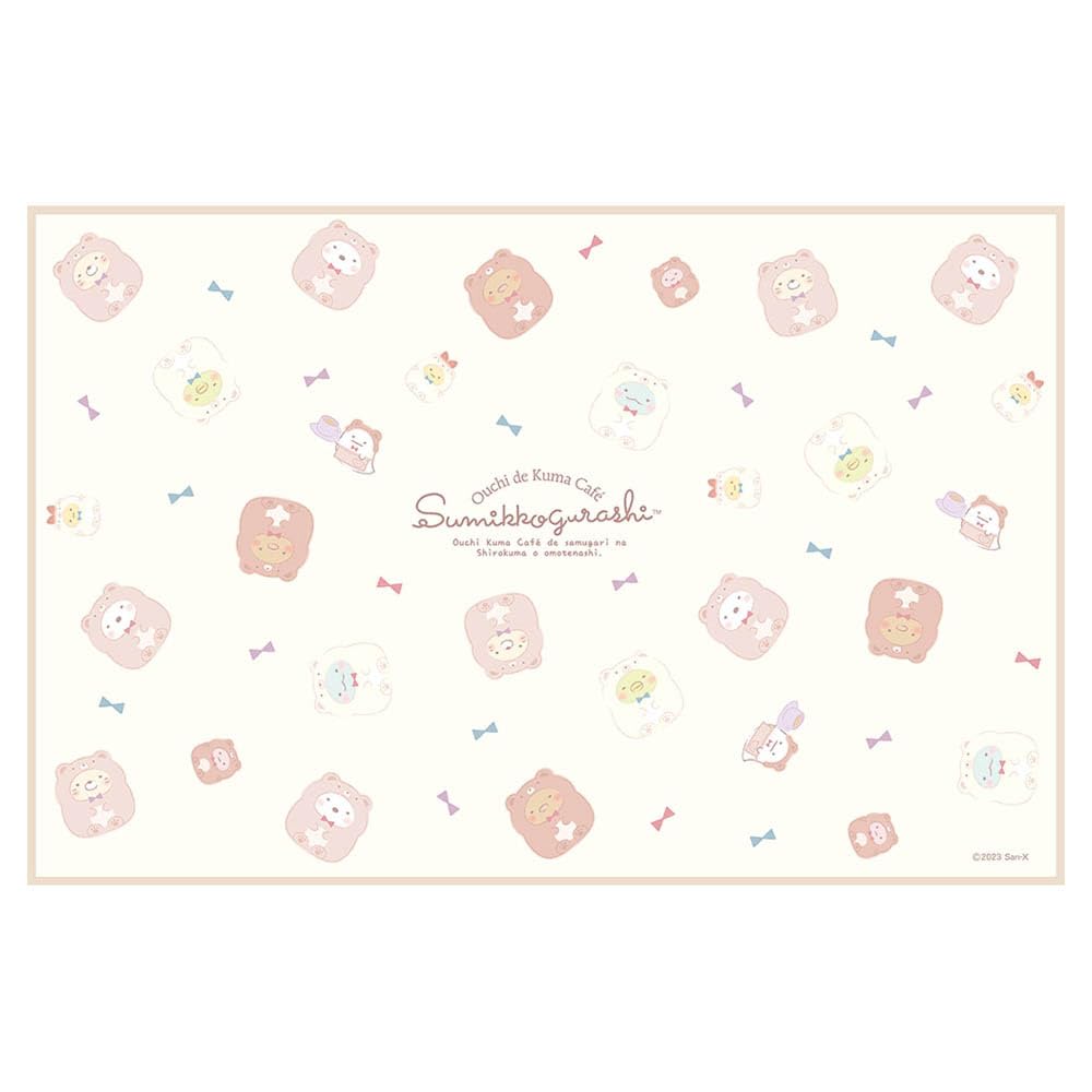 Tees Factory SG-5535675Kc Sumikko Gurashi School Lunch Cloth Kuma Cafe H38xW58cm- Japan Figure Store - #1 Bring To You The Best Japanese Goods