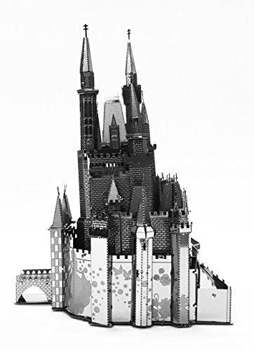 Tenyo Metallic Nano Puzzle Disney Cinderella Castle Model Kit- Japan Figure Store - #1 Bring To You The Best Japanese Goods