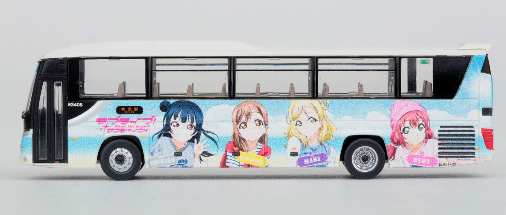 Tomytec Fujikyu City Bus Diorama Love Live Sunshine! Wrapping Bus - Limited Edition- Japan Figure Store - #1 Bring To You The Best Japanese Goods