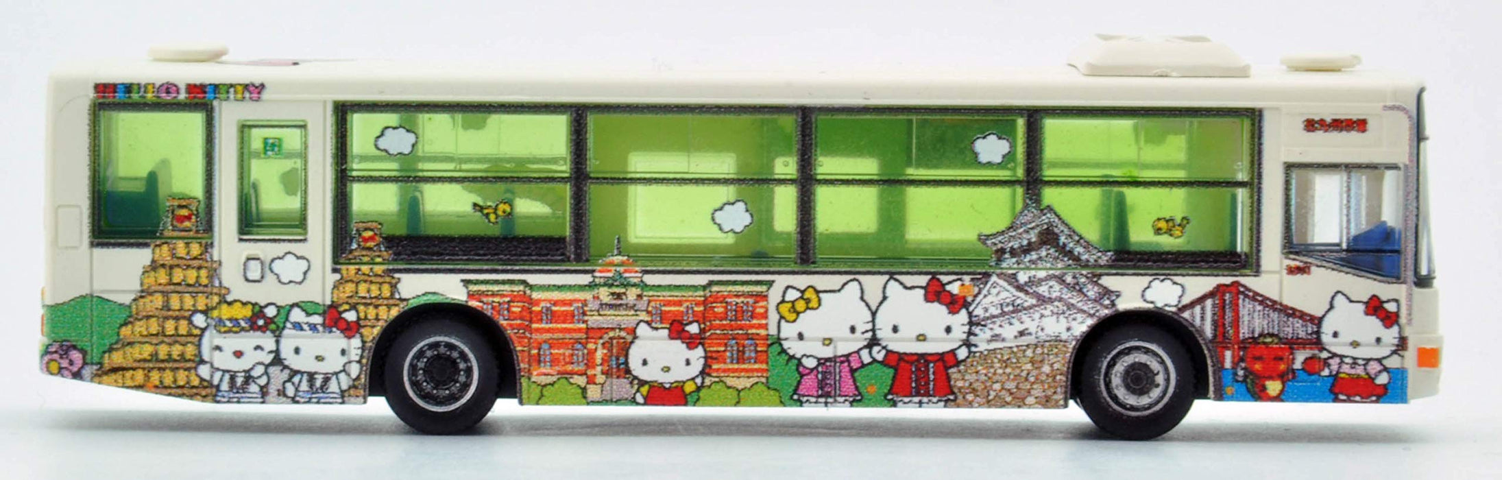Tomytec Hello Kitty Family Version Bus No. 1 - Limited Edition Kitakyushu Diorama Supplies- Japan Figure Store - #1 Bring To You The Best Japanese Goods