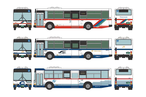 Tomytec Japan Nagoya Mitsubishi Fuso Aero Star 3-Car Set Diorama Bus Collection 321743- Japan Figure Store - #1 Bring To You The Best Japanese Goods