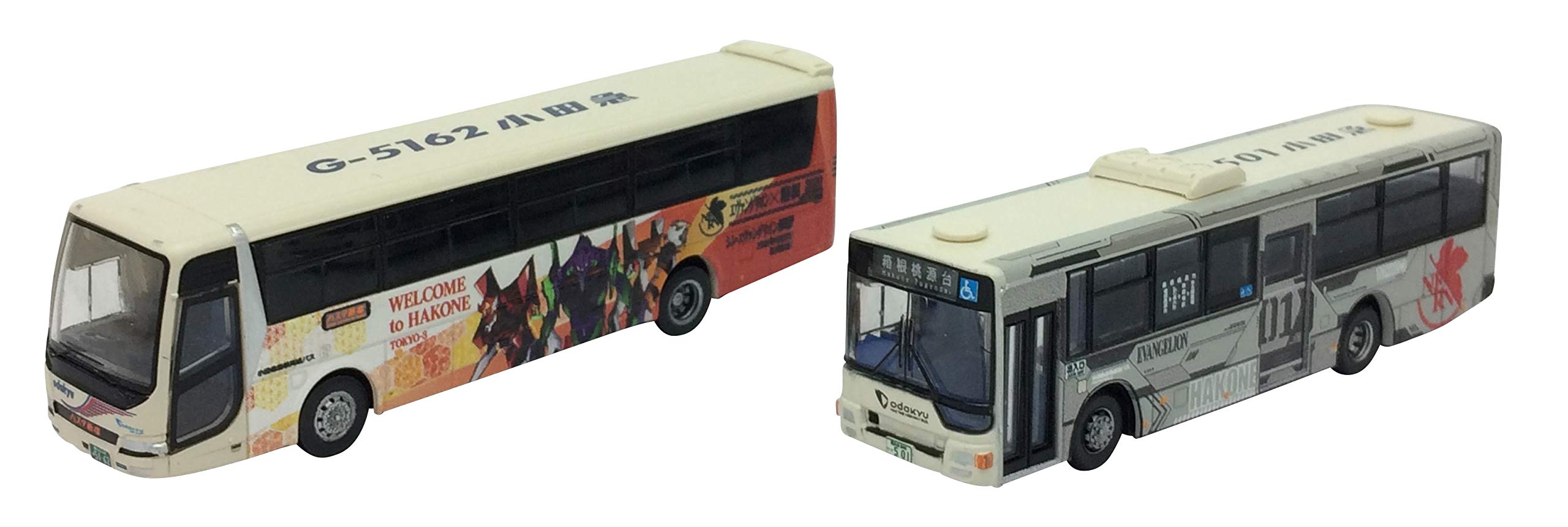 Tomytec Bus Collection - Odakyu Hakone Highway Bus Evangelion Wrapping Set of 2 Limited Edition- Japan Figure Store - #1 Bring To You The Best Japanese Goods