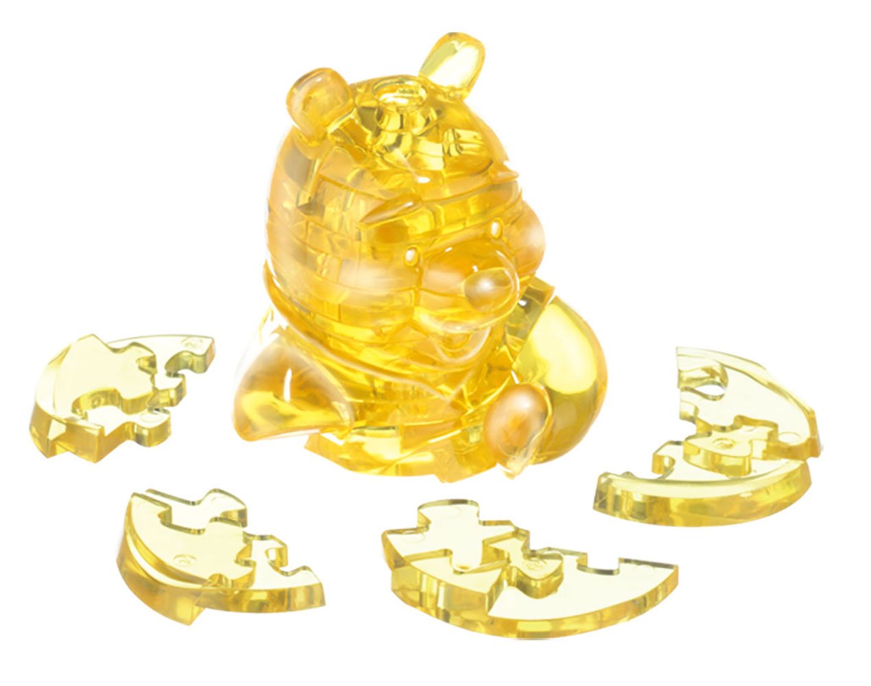 Hanayama 3D Jigsaw Puzzle 38 Pieces Crystal Gallery Kuma No Pooh Crystal Puzzles Toys- Japan Figure Store - #1 Bring To You The Best Japanese Goods