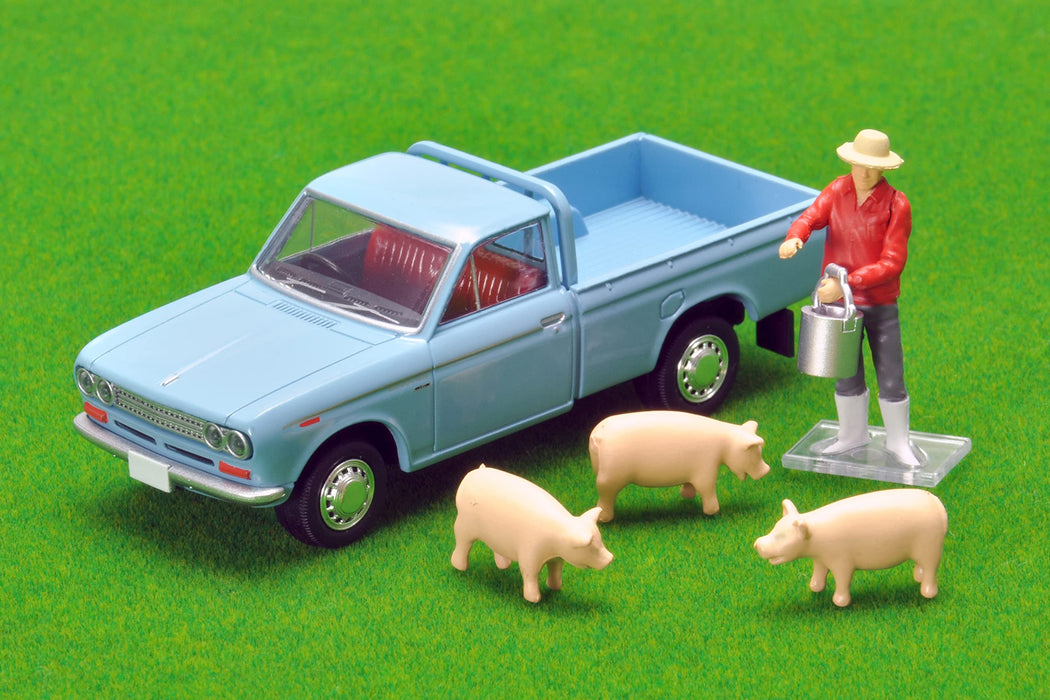 Tomytec Tomica Limited Vintage 1/64 Lv-195B Datsun Truck 1500 Deluxe Light Blue 314967 Japan- Japan Figure Store - #1 Bring To You The Best Japanese Goods