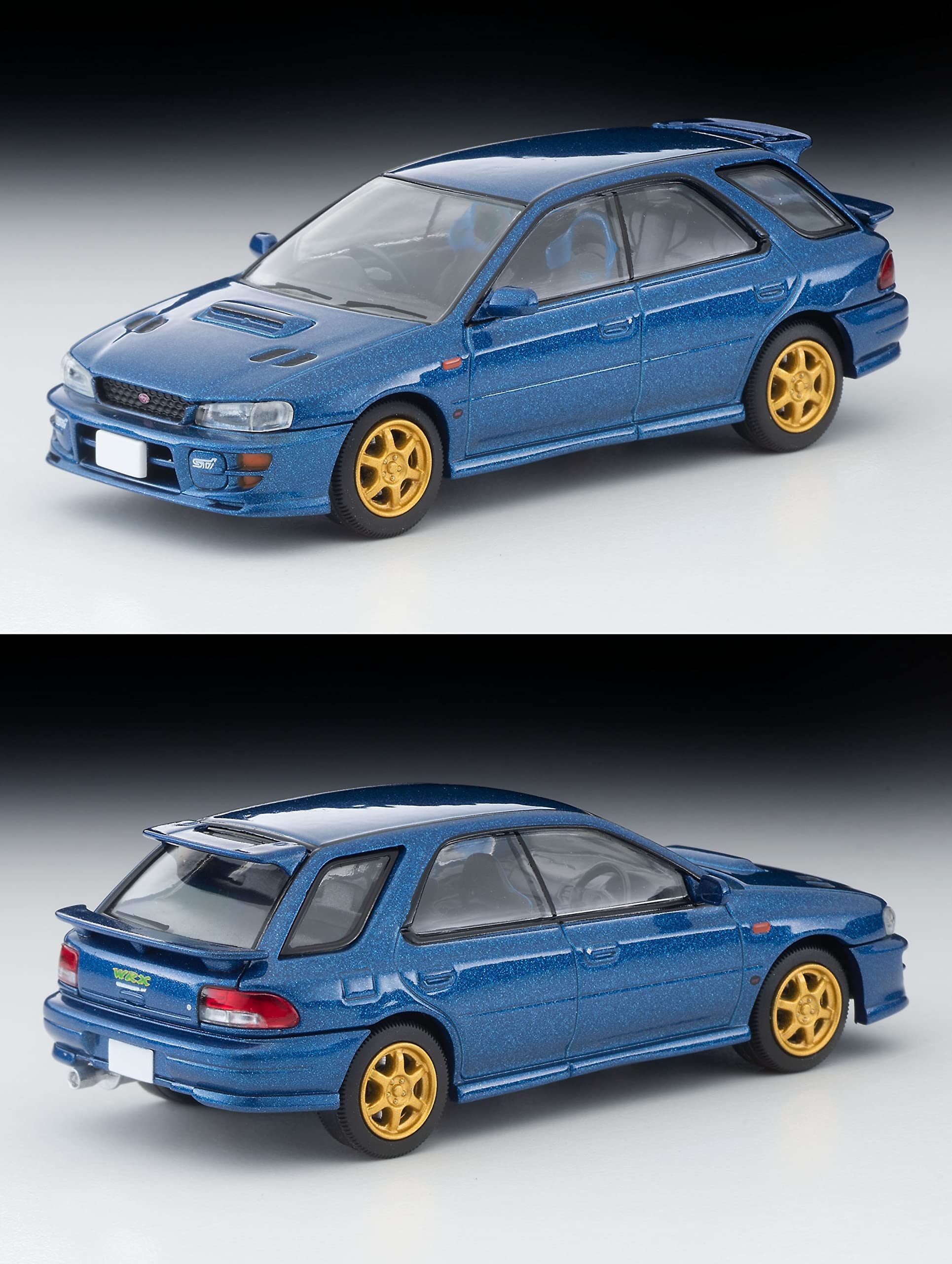Tomytec Tomica Limited Vintage Neo 1/64 Subaru Impreza Wagon Wrx Sti Blue 99 Japan 320364- Japan Figure Store - #1 Bring To You The Best Japanese Goods