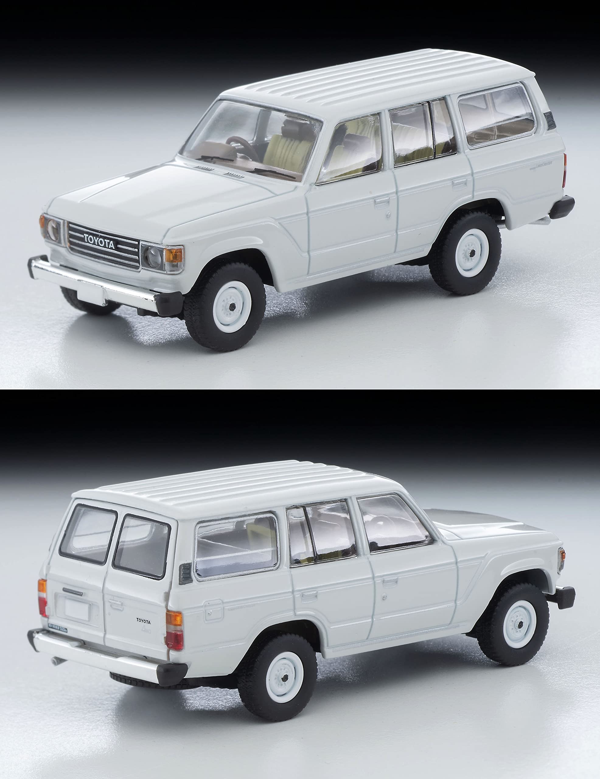 Tomytec Tomica Vintage Neo 1/64 Toyota Land Cruiser 60G White Finished Product- Japan Figure Store - #1 Bring To You The Best Japanese Goods