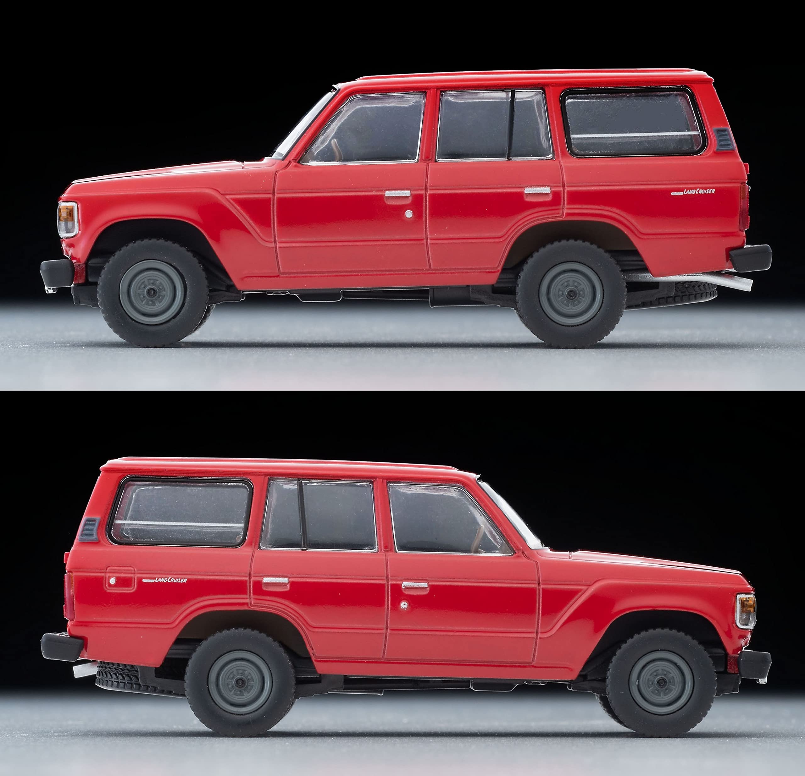 Tomytec Red Toyota Land Cruiser 60 Standard Van 1/64 - Lv-N279B Tomica Vintage Neo- Japan Figure Store - #1 Bring To You The Best Japanese Goods