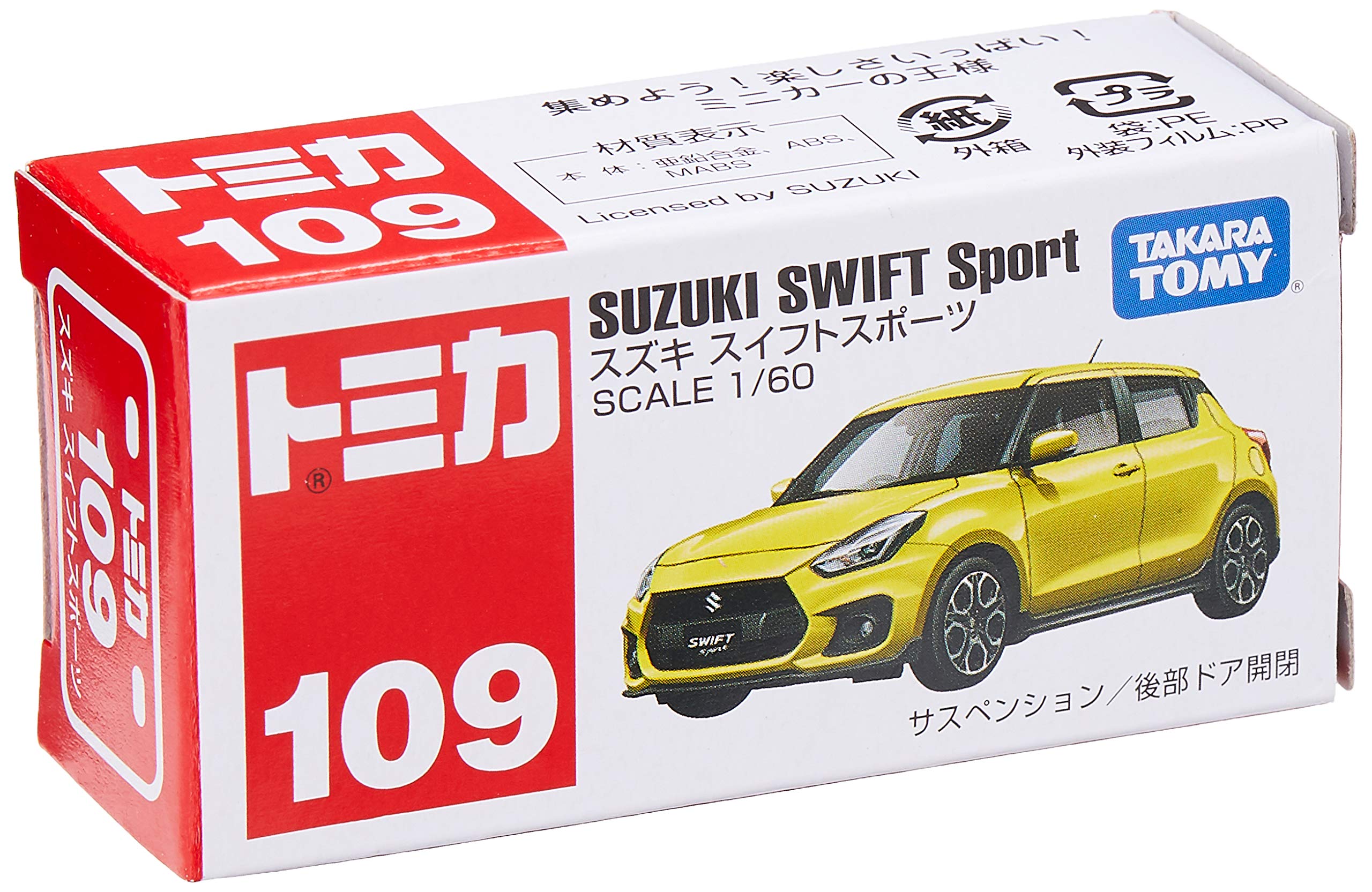 TAKARA TOMY Tomica 109 Suzuki Swift Sports 101871- Japan Figure Store - #1 Bring To You The Best Japanese Goods