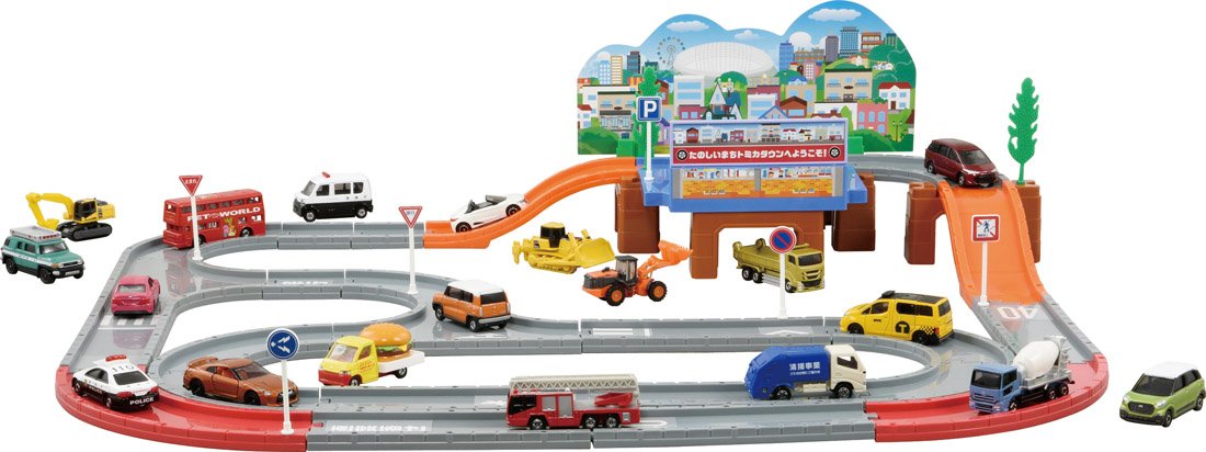 Takara Tomy Tomica World Town Road Set Japanese Road Toys Plastic Vehicle Models- Japan Figure Store - #1 Bring To You The Best Japanese Goods
