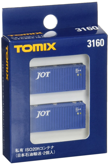 Tomytec Tomix N Gauge 3160 Iso20Ft Japan Oil Transportation 2-Piece Container Set- Japan Figure Store - #1 Bring To You The Best Japanese Goods