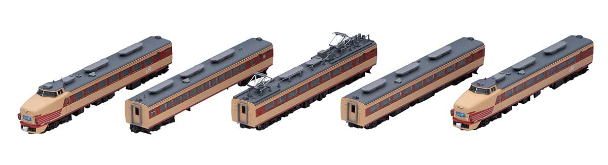 Tomytec Tomix N Gauge 485 Series 5-Car Limited Express Model Train Set 98385- Japan Figure Store - #1 Bring To You The Best Japanese Goods
