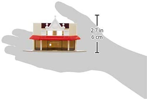 Tomytec Tomix N Gauge Dark Brown and Cream Corner Store Set 4215 Railway Model- Japan Figure Store - #1 Bring To You The Best Japanese Goods