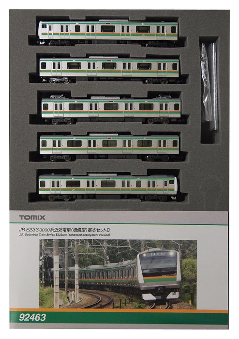 Tomytec Tomix N Gauge E233 3000 Series Basic Set B Railway Model Train 92463- Japan Figure Store - #1 Bring To You The Best Japanese Goods