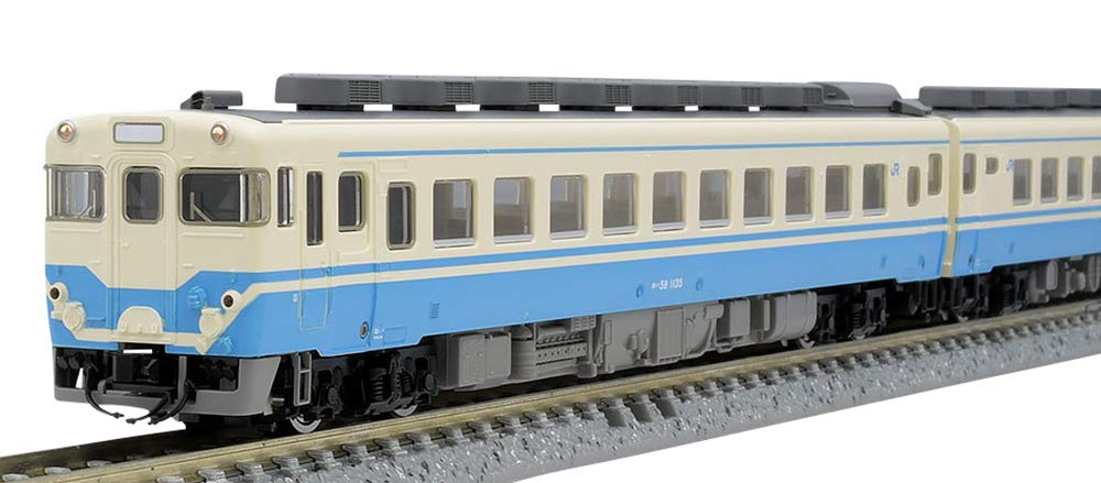 Tomytec Tomix N Gauge Kiha58 Series 2-Car Set JR Shikoku Color Diesel Railway Model 98081- Japan Figure Store - #1 Bring To You The Best Japanese Goods