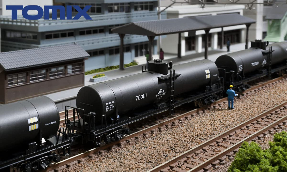 Tomytec Tomix N Gauge Taki 3000 Type Private Freight Car Rice Tan Set 98747 Model Railway- Japan Figure Store - #1 Bring To You The Best Japanese Goods
