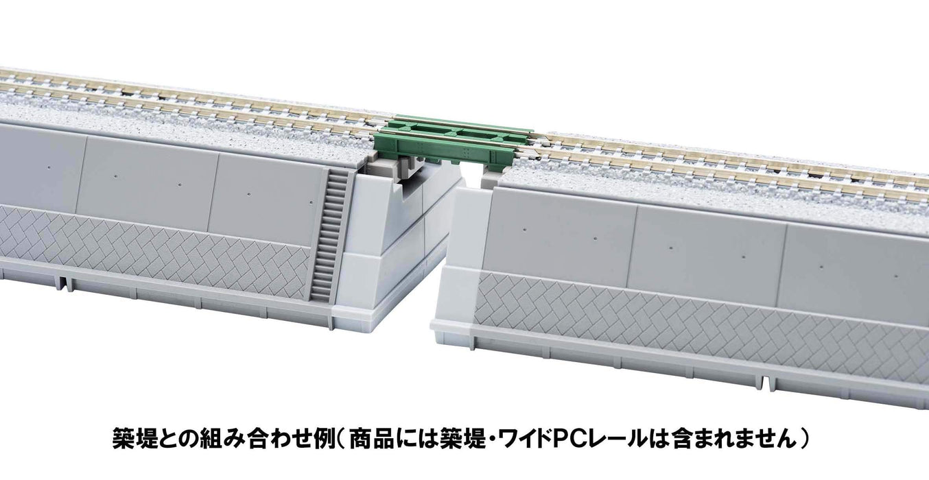 Tomytec Tomix N Gauge Dark Green S35 F Trough Girder Bridge Set of 2 - 3265- Japan Figure Store - #1 Bring To You The Best Japanese Goods
