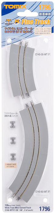 Tomytec Tomix N Gauge Wide Tram Mini Curve Rail Set Railway Model Supplies - 1796- Japan Figure Store - #1 Bring To You The Best Japanese Goods