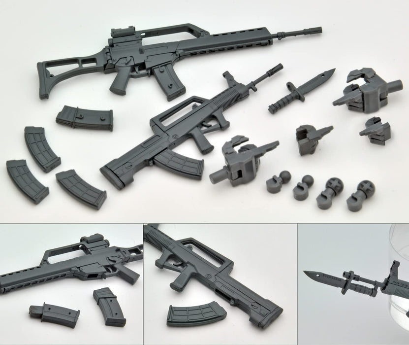 TOMYTEC Diocom Weapons Dcml01 Assault Rifle Set A Plastic Model- Japan Figure Store - #1 Bring To You The Best Japanese Goods