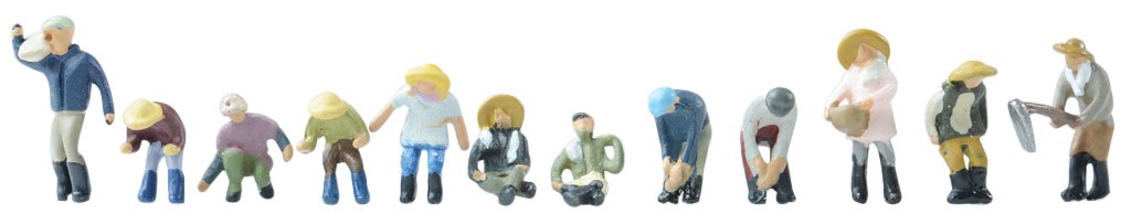 Tomytec Farm Scene Collection 109 - Geocolle Human Farmers Diorama Supplies- Japan Figure Store - #1 Bring To You The Best Japanese Goods