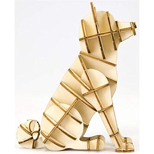 A-ZONE Wooden Art Ki-Gu-Mi Japanese Dog Akita- Japan Figure Store - #1 Bring To You The Best Japanese Goods