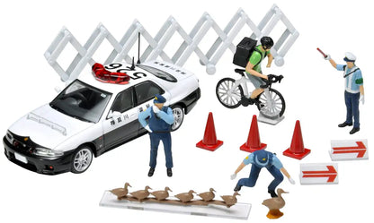 Tomytec Geocolle 64 1/64 Die-Cast Mini Car Police Dolls Accessories Painted ABS/PVC Partially Assembled Set 321590- Japan Figure Store - #1 Bring To You The Best Japanese Goods