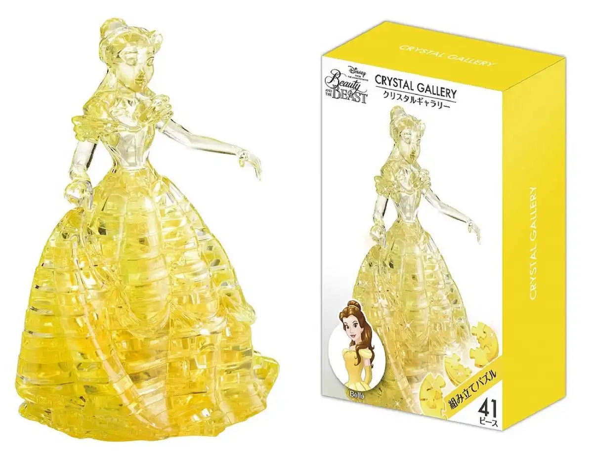 Hanayama Crystal Gallery 3D Puzzle Disney Beauty And The Beast Belle 41 Pieces Japanese 3D Puzzle Figure- Japan Figure Store - #1 Bring To You The Best Japanese Goods