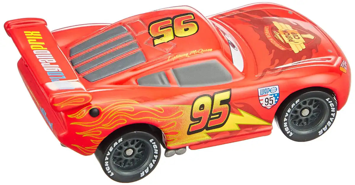 Takara Tomy Tomica Disney Cars Lightning Mc Queen (World Grand Prix Type) Plastic Cars- Japan Figure Store - #1 Bring To You The Best Japanese Goods