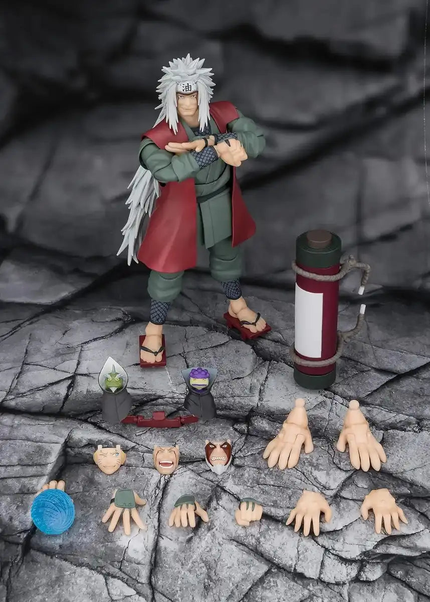 Tamashii Nations Naruto S.H. Figuarts Jiraiya Sage Mode Set
